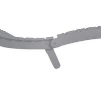 vidaXL Lettini 2 pz Grigi 184x55x64 cm Legno Massello di Acacia