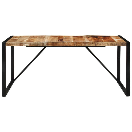 vidaXL Tavolo da Pranzo 175x90x76 cm in Legno Grezzo Massello di Mango