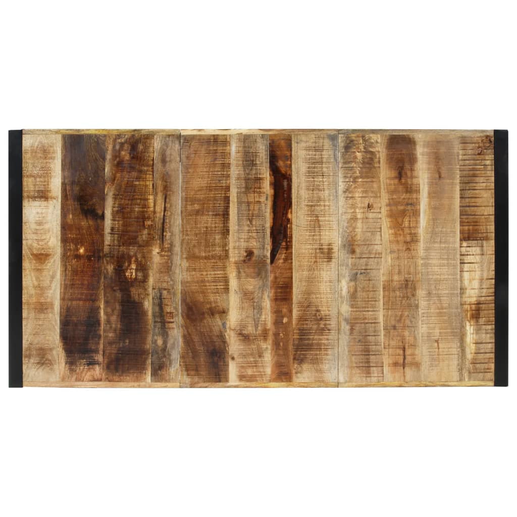 Tavolo da Pranzo 175x90x76 cm in Legno Grezzo Massello di Mango 351691