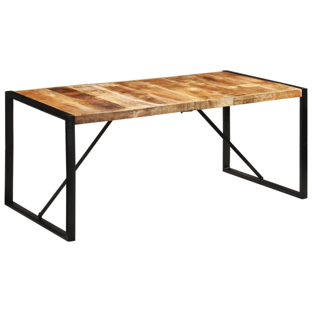 vidaXL Tavolo da Pranzo 175x90x76 cm in Legno Grezzo Massello di Mango