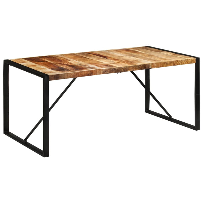 Tavolo da Pranzo 175x90x76 cm in Legno Grezzo Massello di Mango 351691