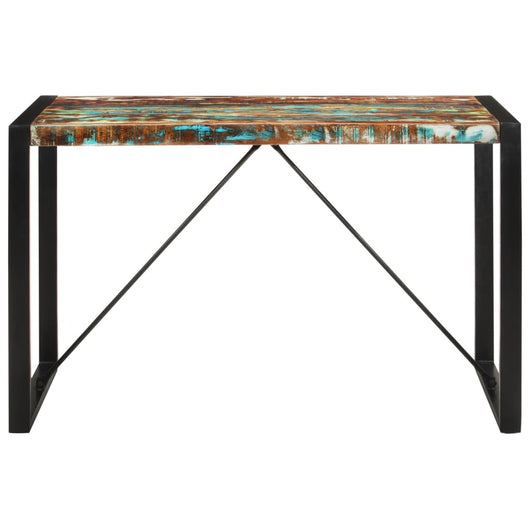 Tavolo da Pranzo 120x55x76 cm in Legno Massello di Recupero 351692