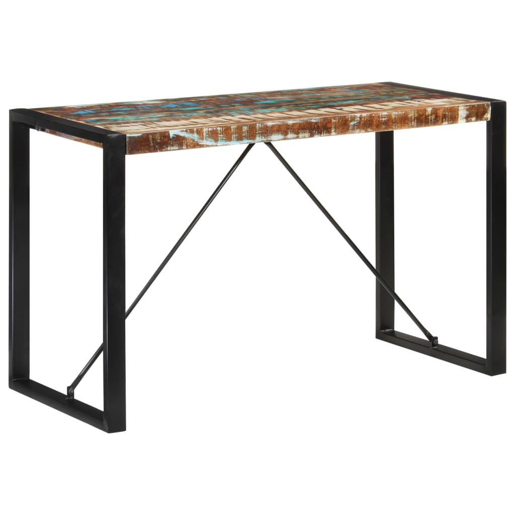 Tavolo da Pranzo 120x55x76 cm in Legno Massello di Recupero 351692