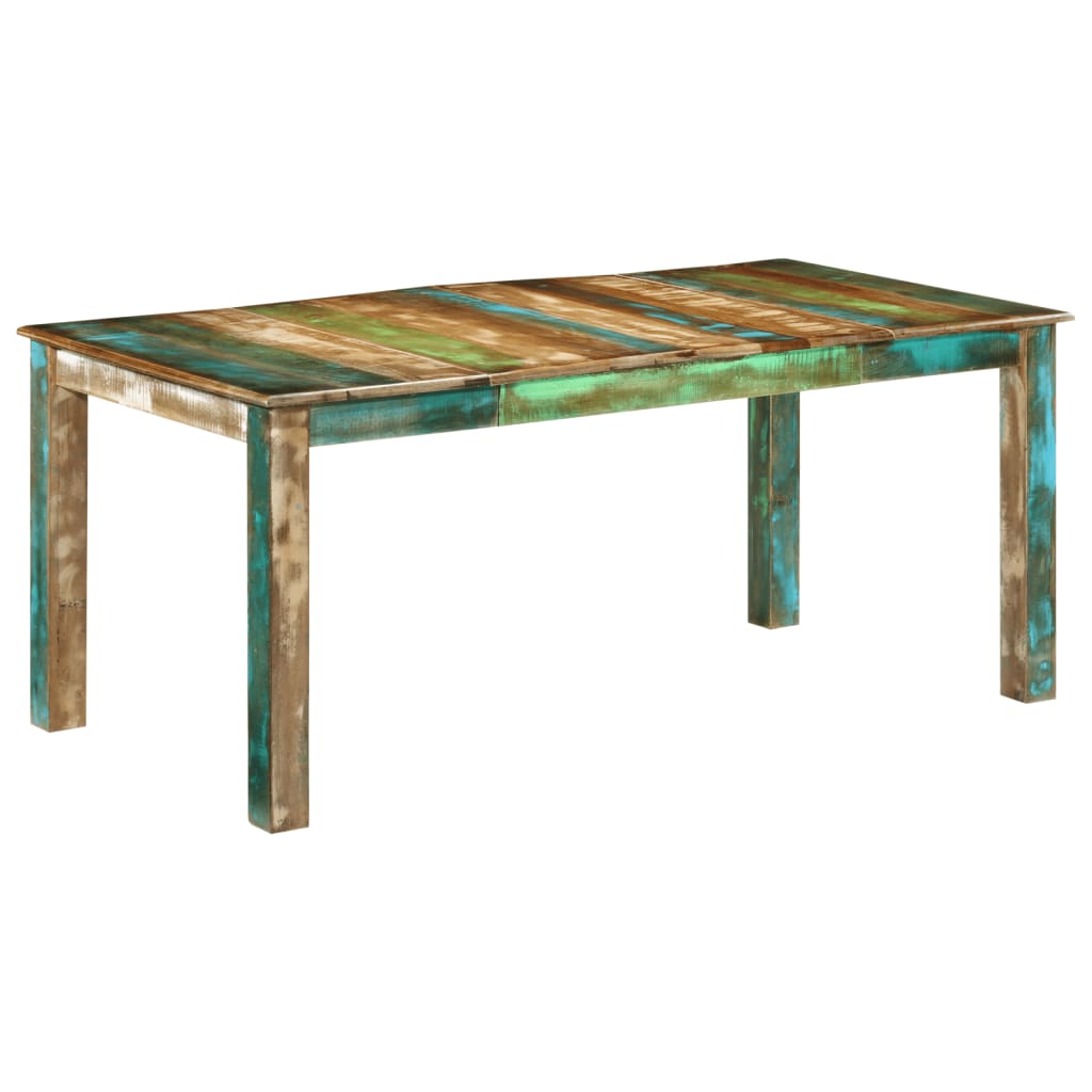 Tavolo da Pranzo 180x90x76 cm in Legno Massello di Recupero 351728