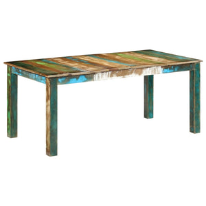 Tavolo da Pranzo 180x90x76 cm in Legno Massello di Recupero 351728