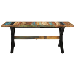 Tavolo da Pranzo 180x90x73 cm in Legno Massello di Recupero 351730