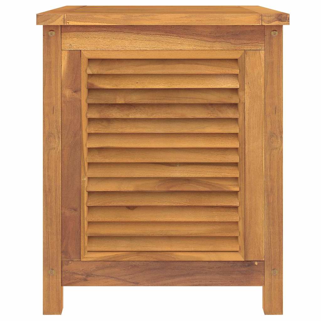 Contenitore Giardino con Borsa 60x50x58cm Legno Massello Teak 363269