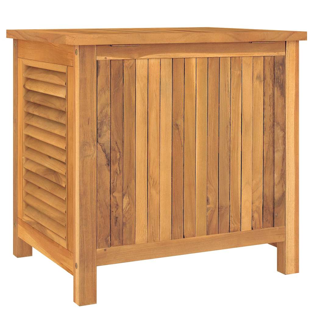 Contenitore Giardino con Borsa 60x50x58cm Legno Massello Teak 363269