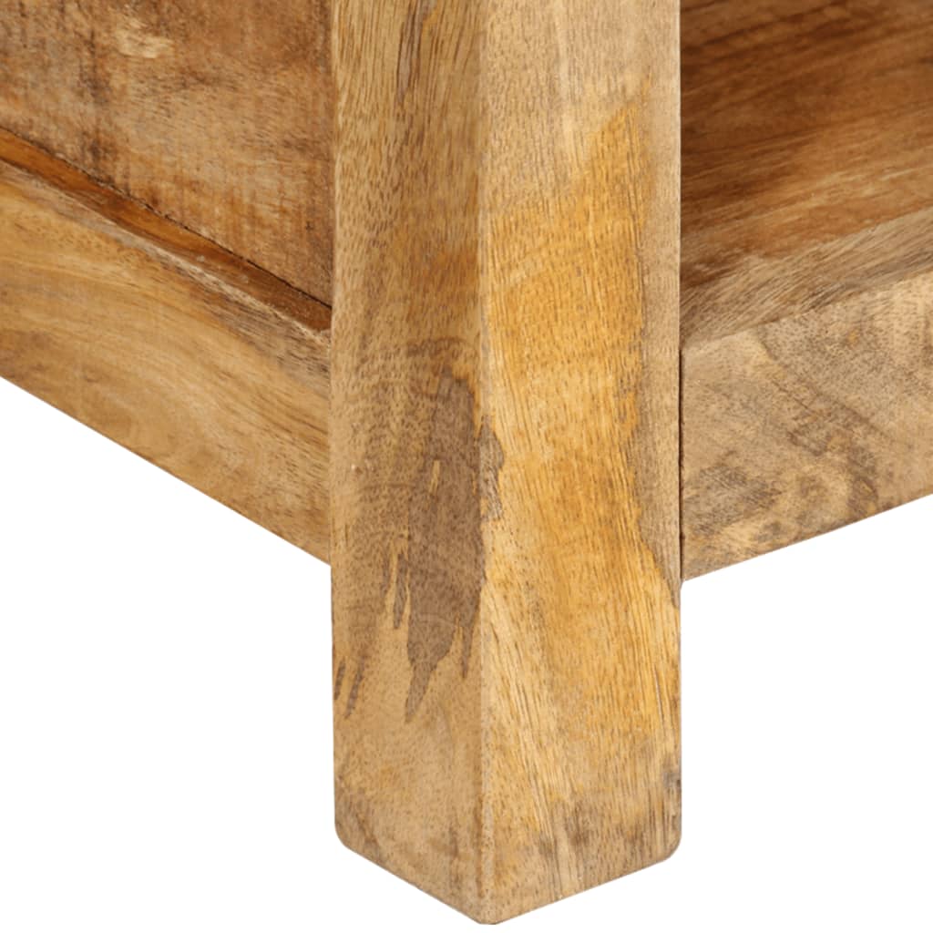 Tavolino da Salotto 80x55x30 cm in Legno Massello di Mango 351579