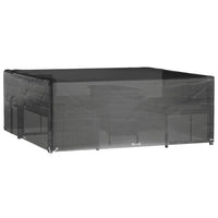 Copertura Mobili da Giardino 16 Occhielli 250x250x90cm Quadrata