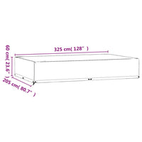 Copertura Mobili Giardino 16 Occhielli 325x205x60 Rettangolare 319312