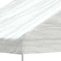 Gazebo con Tetto Bianco 20,07x4,08x3,22 m in Polietilene 3155517