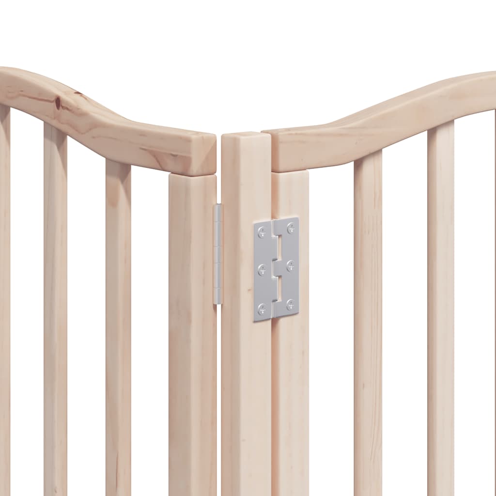 vidaXL Cancello per Cani Porta Pieghevole 15 Pannelli 750 cm in Pioppo