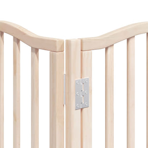 vidaXL Cancello per Cani Porta Pieghevole 15 Pannelli 750 cm in Pioppo