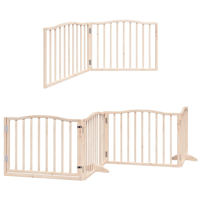 vidaXL Cancello per Cani Porta Pieghevole 12 Pannelli 960 cm in Pioppo