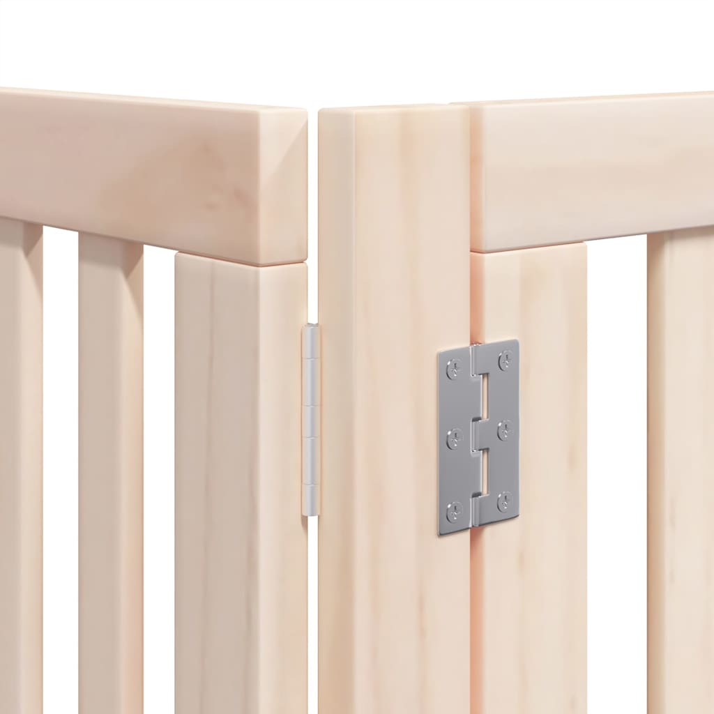 vidaXL Cancello per Cani Pieghevole 6 Pannelli 480 cm Legno di Pioppo