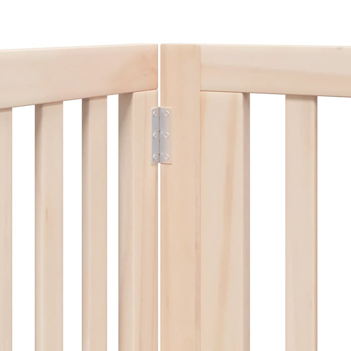 vidaXL Cancello per Cani Porta Pieghevole 10 Pannelli 800 cm in Pioppo