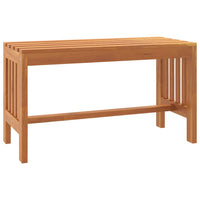 Panca da Giardino 80 cm Legno Massello di Eucalipto 363287
