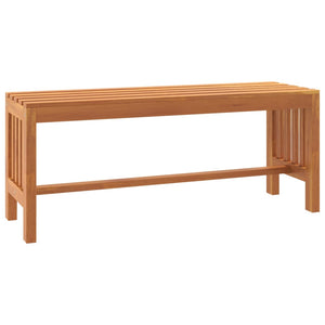 Panca da giardino per esterni mobili da giardino terrazza 110 x 35 x 45 cm legno massello di eucalipto 02_0011174