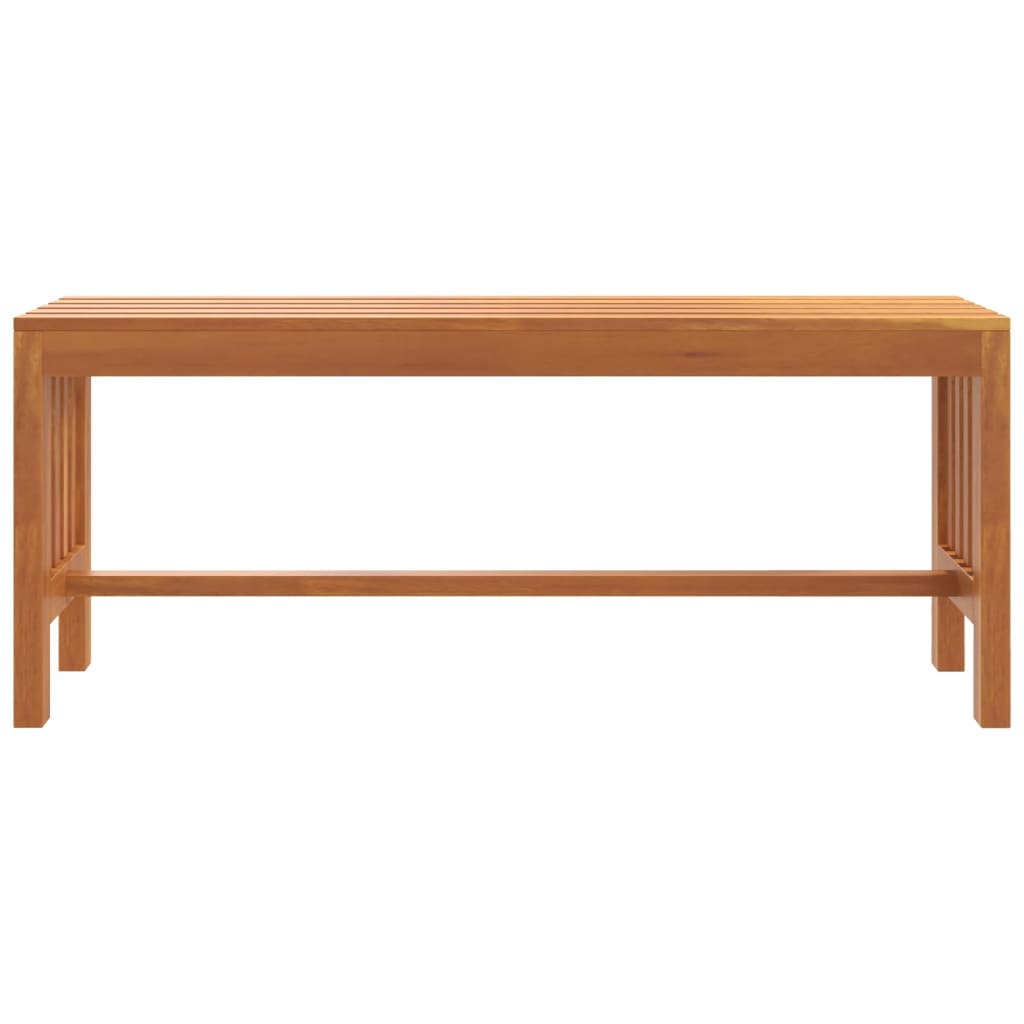 Panca da Giardino 110 cm Legno Massello di Eucalipto 363288