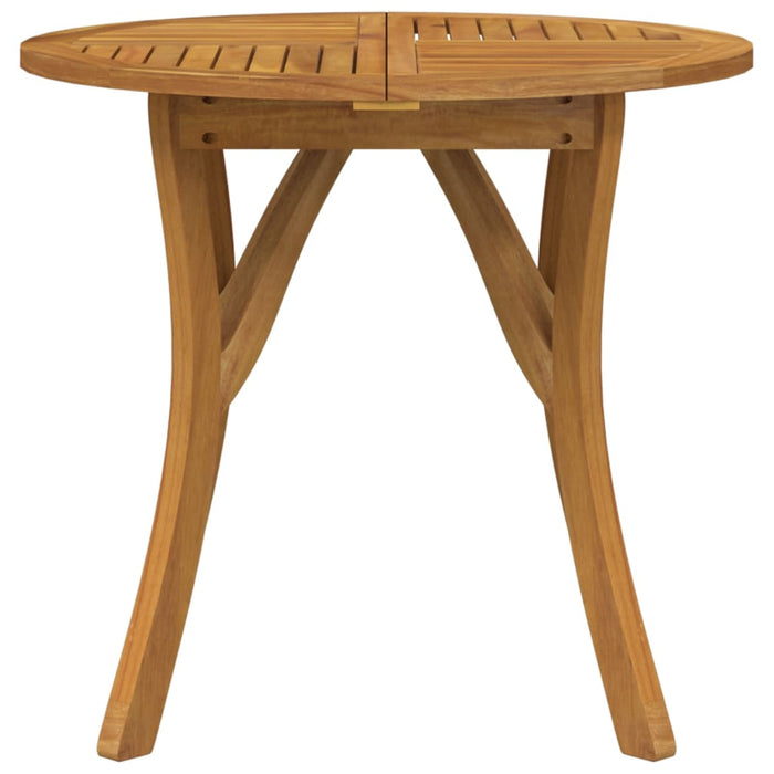 Tavolo da Giardino Ø 85 cm Legno Massello di Acacia 363302