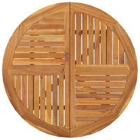 Tavolo da Giardino Ø 85 cm Legno Massello di Acacia 363302