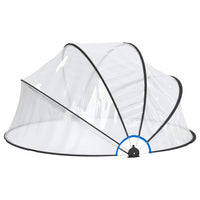 Cupola per Piscina Rotonda 315x158 cm PVC 93812