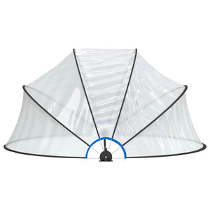 Cupola per Piscina Rotonda 315x158 cm PVC 93812