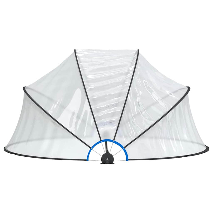 Cupola per Piscina Rotonda 315x158 cm PVC 93812