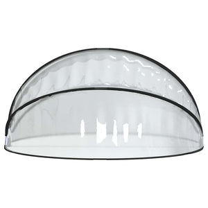 Cupola per Piscina Rotonda 315x158 cm PVC 93812