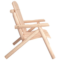 Panca Giardino 2 Posti 119x85x98cm Legno Massello Abete Rosso 363347