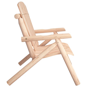 Panca Giardino 2 Posti 119x85x98cm Legno Massello Abete Rosso 363347