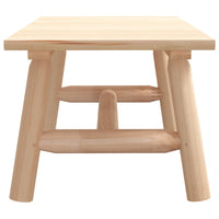 Tavolino da Salotto 90x50x41 cm Legno Massello di Abete Rosso 363353