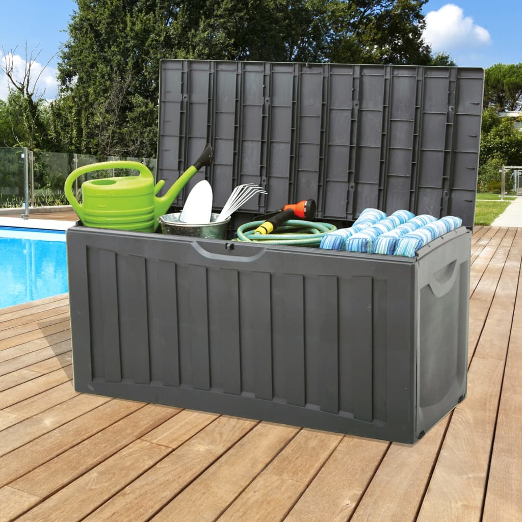 Contenitore Portaoggetti Nero 118x53x57 cm in Polipropilene 153887