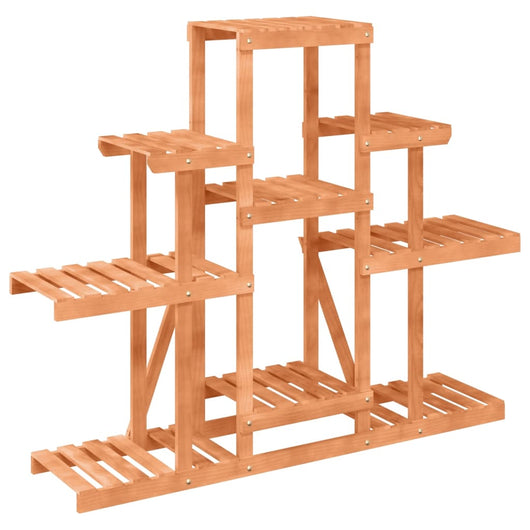 Portavaso per piante 110 x 25 x 96 cm in legno massello di abete marrone 02_0045201