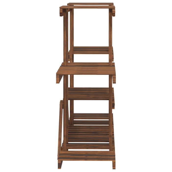 Portavaso per piante 110 x 25 x 73 cm in legno massello di abete marrone 02_0045199