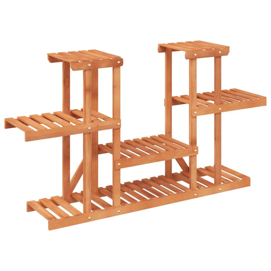 Portavaso per piante 110 x 25 x 73 cm in legno massello di abete marrone 02_0045198