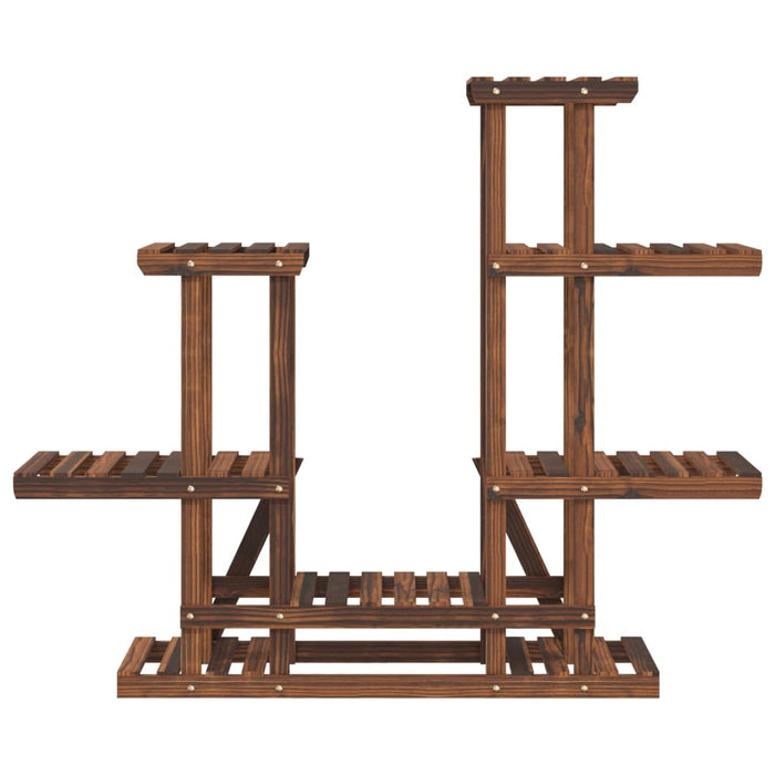 Portavaso per piante 95 x 25 x 96 cm in legno massello di abete marrone 02_0045221