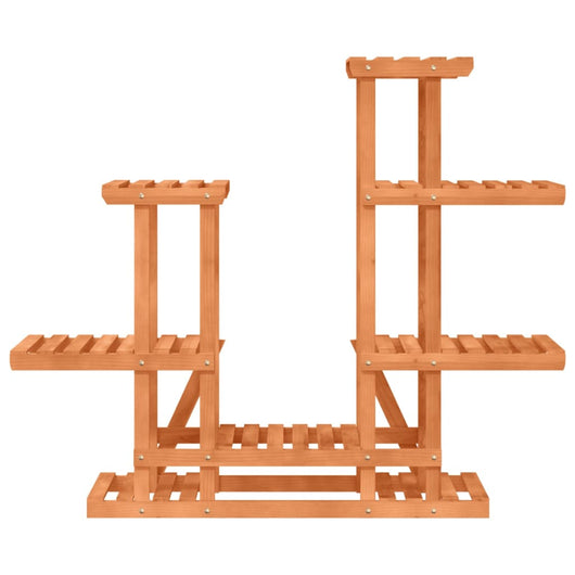 Portavaso per piante 95 x 25 x 96 cm in legno massello di abete marrone 02_0045220