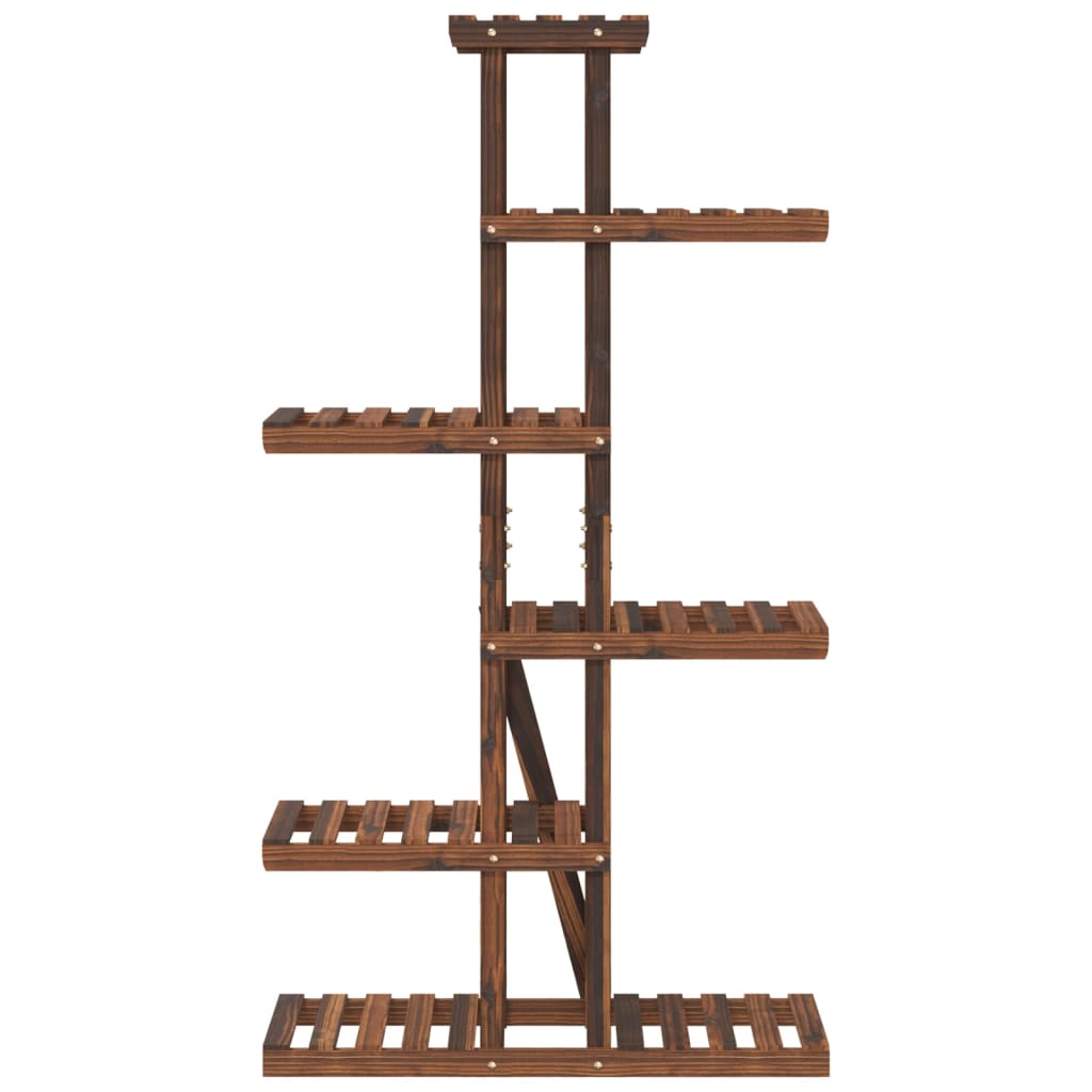 Portavaso per fiori 75 x 25 x 1405 cm in legno massello di abete marrone 02_0045216