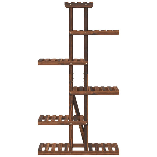 Portavaso per fiori 75 x 25 x 1405 cm in legno massello di abete marrone 02_0045216