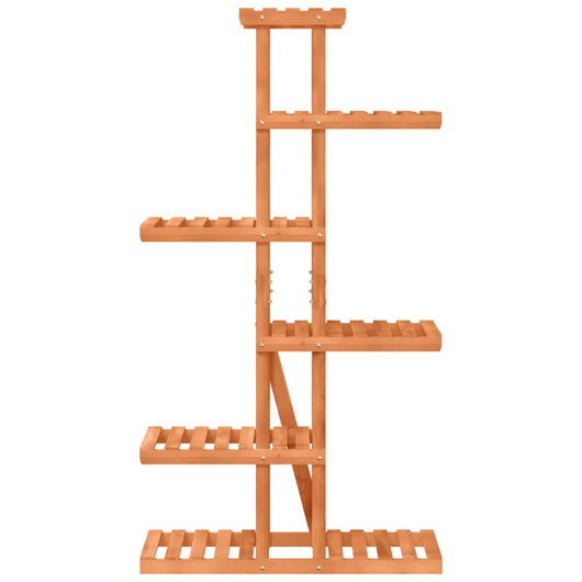 Portavaso per piante 75 x 25 x 1405 cm in legno massello di abete marrone 02_0045215