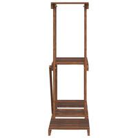 Portavaso per piante 81 x 25 x 755 cm in legno massello di abete marrone 02_0045218