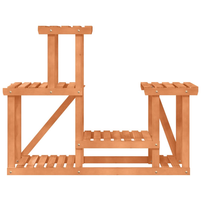 Portavaso per piante 90 x 25 x 735 cm in legno massello di abete marrone 02_0045219