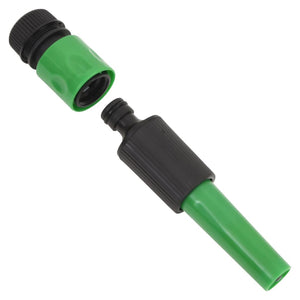 Set Tubo da Giardino con Raccordi Verde 0,75" 20 m in PVC 154380