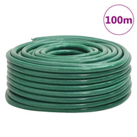 vidaXL Tubo d'Aria Verde 1" 100 m in PVC