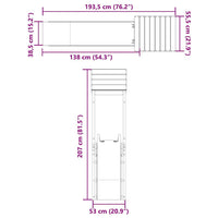 Set da Gioco da Esterno in Legno Massello di Douglas 3155808
