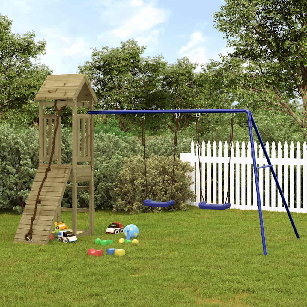 Set da Gioco da Esterno in Legno di Pino Impregnato 3155818