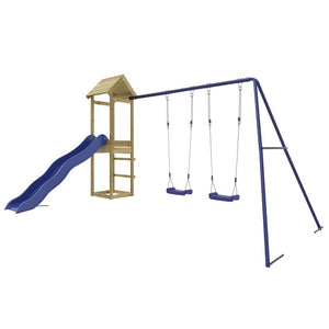 Set da Gioco da Esterno in Legno di Pino Impregnatocod mxl 126591