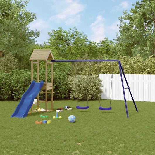 Set da Gioco da Esterno in Legno di Pino Impregnatocod mxl 126591